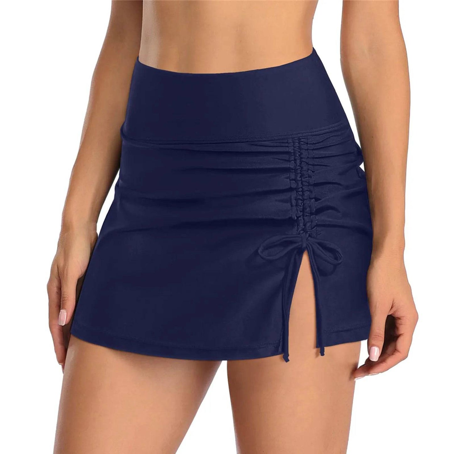 
                  
                    Bikini Bottom Womens Swim Skirt Built-in Briefs Shorts Skirt Layered Ruffled Swim Bottoms Solid Swimming Shorts Skirt For Sports
                  
                