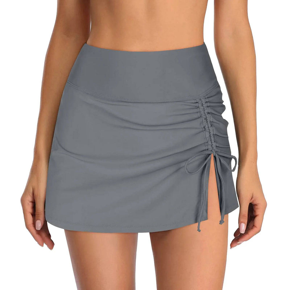 
                  
                    Bikini Bottom Womens Swim Skirt Built-in Briefs Shorts Skirt Layered Ruffled Swim Bottoms Solid Swimming Shorts Skirt For Sports
                  
                