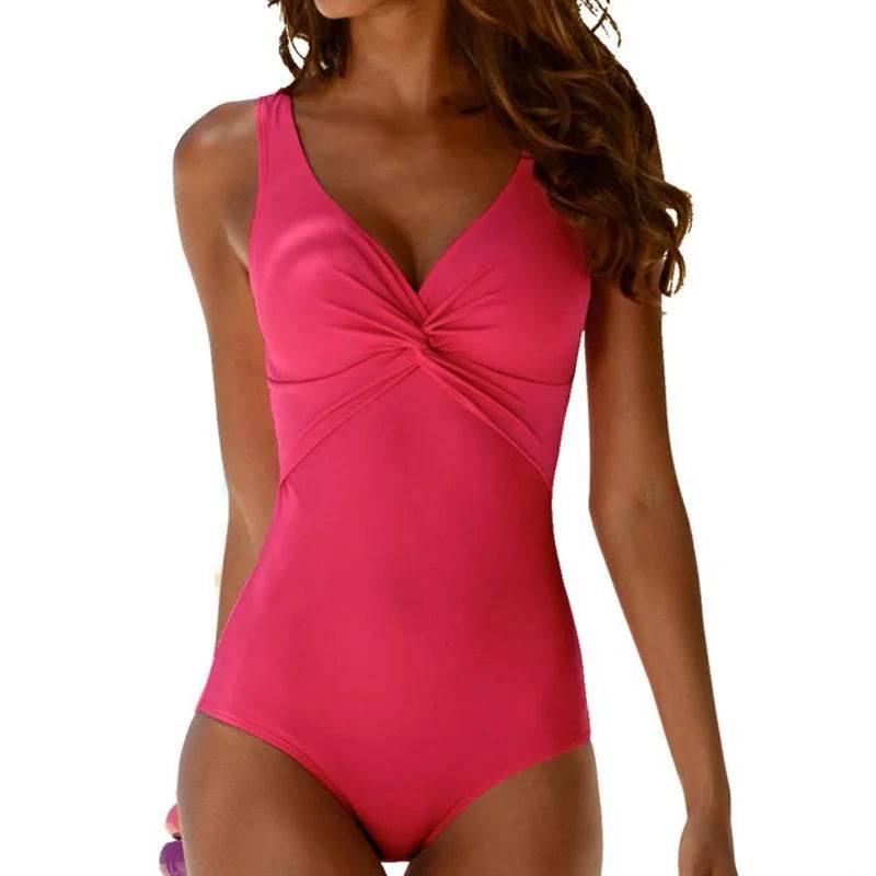 
                  
                    Sexy One Piece Swimsuit Closed Large Size Women Push Up Swimwear For The Pool Body Beach Sports Bathing Suit 2024 Swim Wear
                  
                