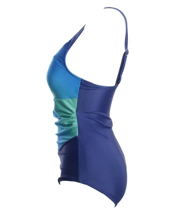 
                  
                    Gradient Sexy One-Piece Large Swimsuits Closed Plus Size Swimwear Body Bathing Suit 2024 Female Pool Beach Women's Swimming Suit
                  
                