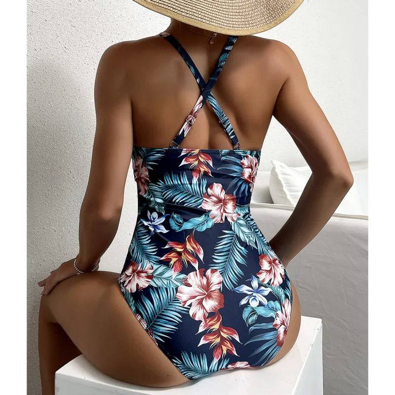 
                  
                    Sexy Print One Piece Large Size Swimwear Push Up Women Plus Size Swimsuits Closed Female Body Bathing Suit For Pool Beach Wear
                  
                