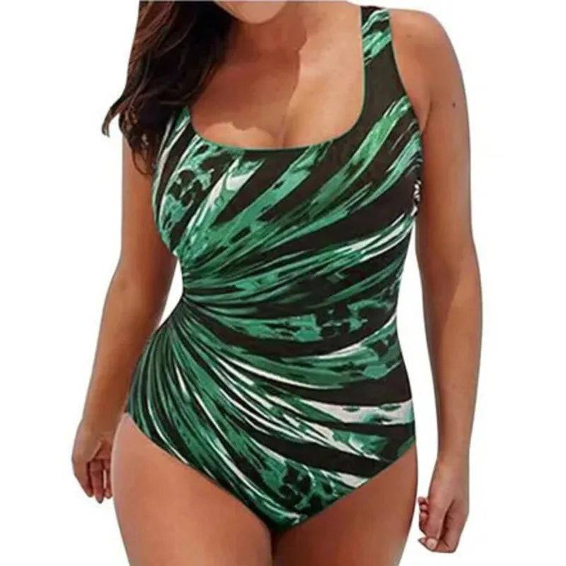 
                  
                    Sexy Large Size Swimwear Women One Piece Plus Size Swimsuit Closed Push Up Swimsuits Body 2024 Female Beach Wear Bathing Suit
                  
                