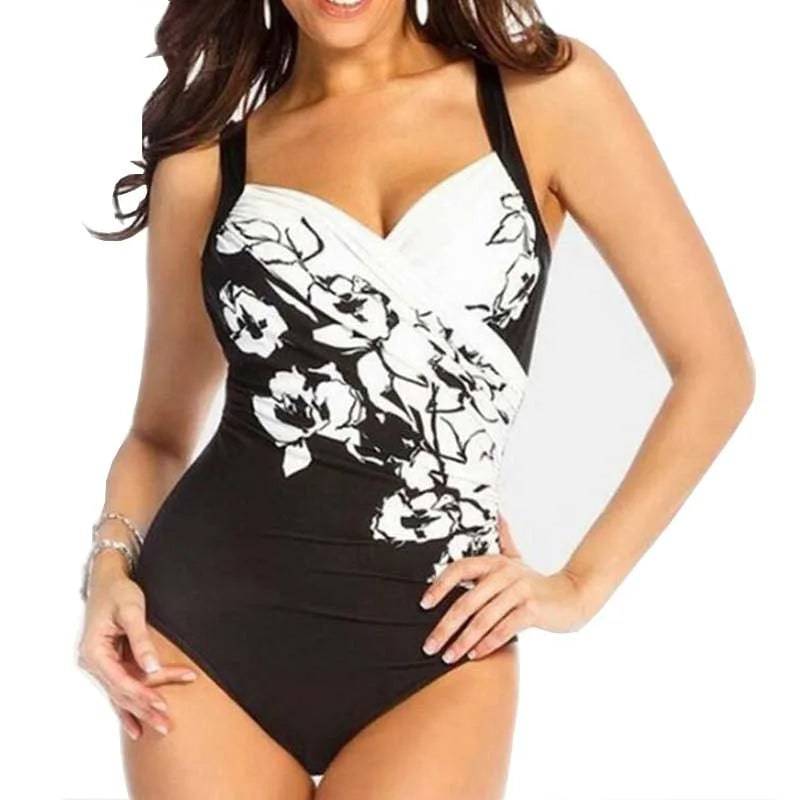 
                  
                    Sexy Large Size Swimwear Women One Piece Plus Size Swimsuit Closed Push Up Swimsuits Body 2024 Female Beach Wear Bathing Suit
                  
                