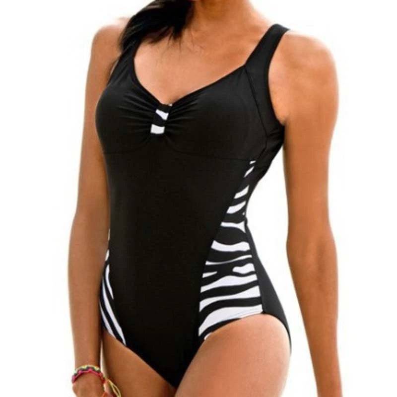 
                  
                    Sexy Large Size Swimwear Women One Piece Plus Size Swimsuit Closed Push Up Swimsuits Body 2024 Female Beach Wear Bathing Suit
                  
                