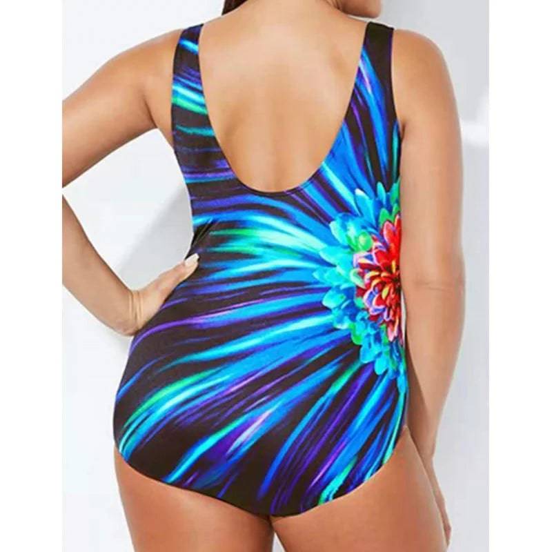 
                  
                    Sexy Large Size Swimwear Women One Piece Plus Size Swimsuit Closed Push Up Swimsuits Body 2024 Female Beach Wear Bathing Suit
                  
                