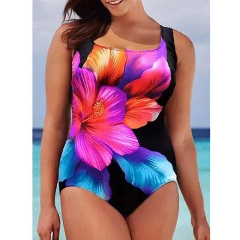 
                  
                    Sexy Large Size Swimwear Women One Piece Plus Size Swimsuit Closed Push Up Swimsuits Body 2024 Female Beach Wear Bathing Suit
                  
                