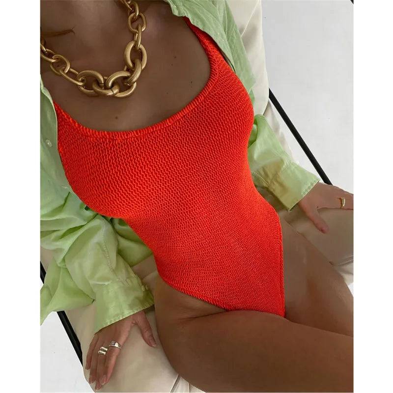 
                  
                    Sexy Solid Swimwear Female One Piece Swimsuit Closed Push Up Women's Swimming Bathing Suits Bodysuit Beach Pool Bather 2024
                  
                