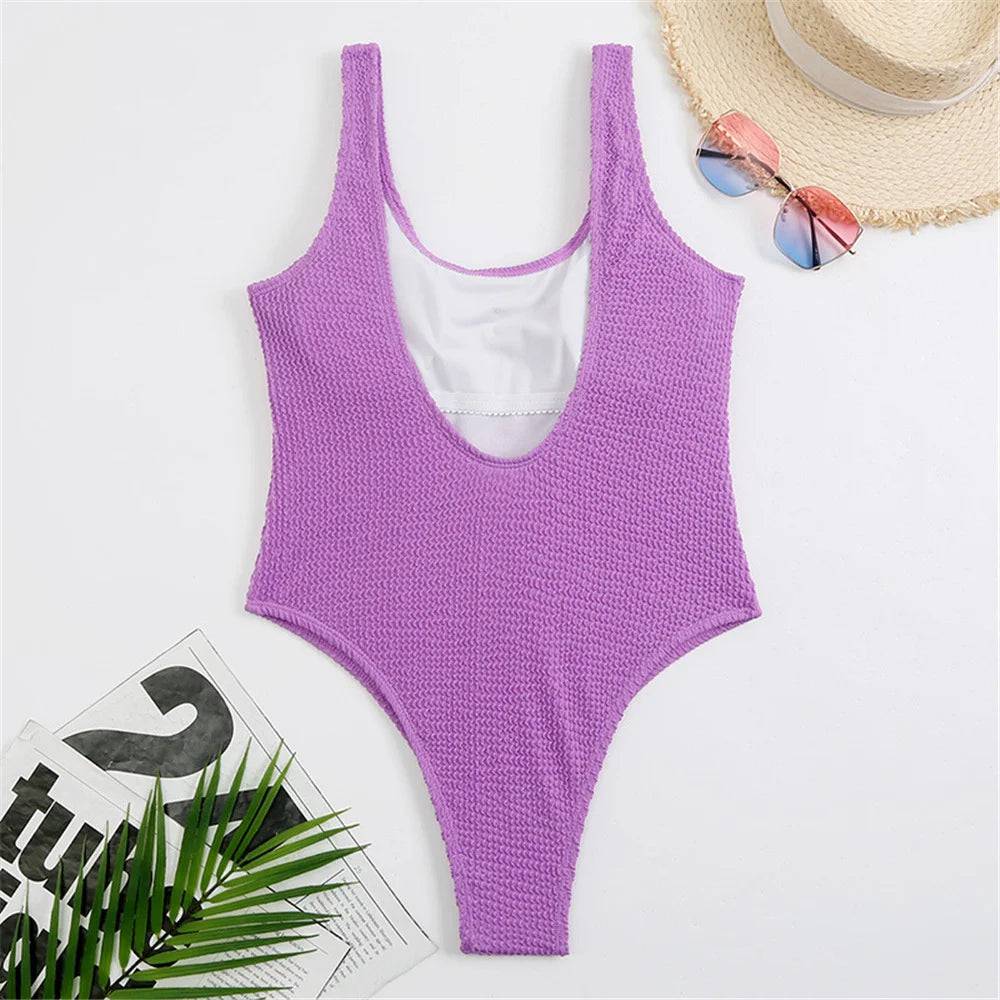 
                  
                    Sexy Solid Swimwear Female One Piece Swimsuit Closed Push Up Women's Swimming Bathing Suits Bodysuit Beach Pool Bather 2024
                  
                