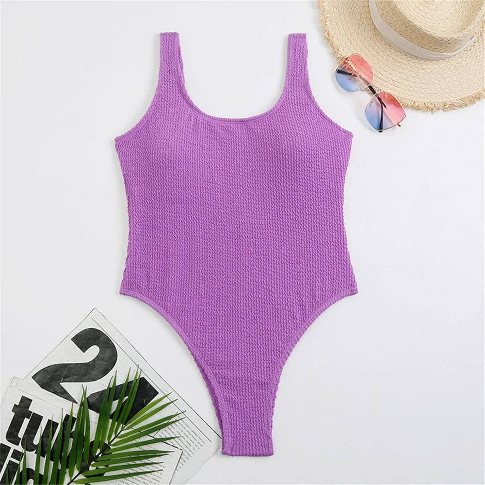 
                  
                    Sexy Solid Swimwear Female One Piece Swimsuit Closed Push Up Women's Swimming Bathing Suits Bodysuit Beach Pool Bather 2024
                  
                