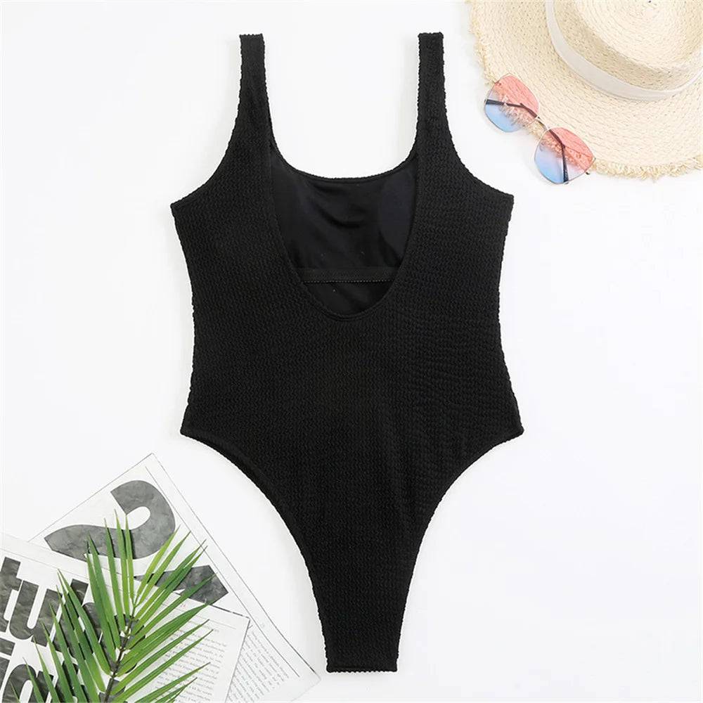 
                  
                    Sexy Solid Swimwear Female One Piece Swimsuit Closed Push Up Women's Swimming Bathing Suits Bodysuit Beach Pool Bather 2024
                  
                