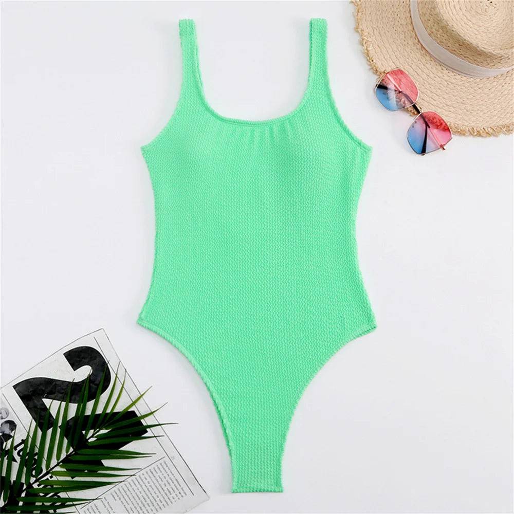 
                  
                    Sexy Solid Swimwear Female One Piece Swimsuit Closed Push Up Women's Swimming Bathing Suits Bodysuit Beach Pool Bather 2024
                  
                