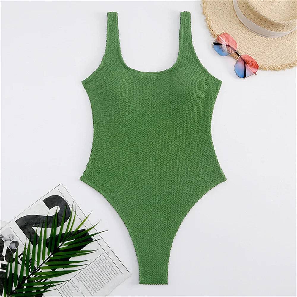 
                  
                    Sexy Solid Swimwear Female One Piece Swimsuit Closed Push Up Women's Swimming Bathing Suits Bodysuit Beach Pool Bather 2024
                  
                