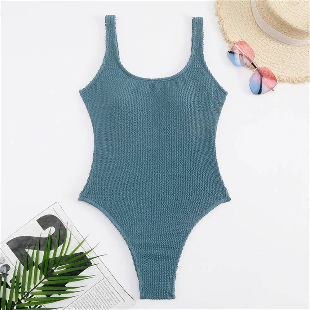 
                  
                    Sexy Solid Swimwear Female One Piece Swimsuit Closed Push Up Women's Swimming Bathing Suits Bodysuit Beach Pool Bather 2024
                  
                