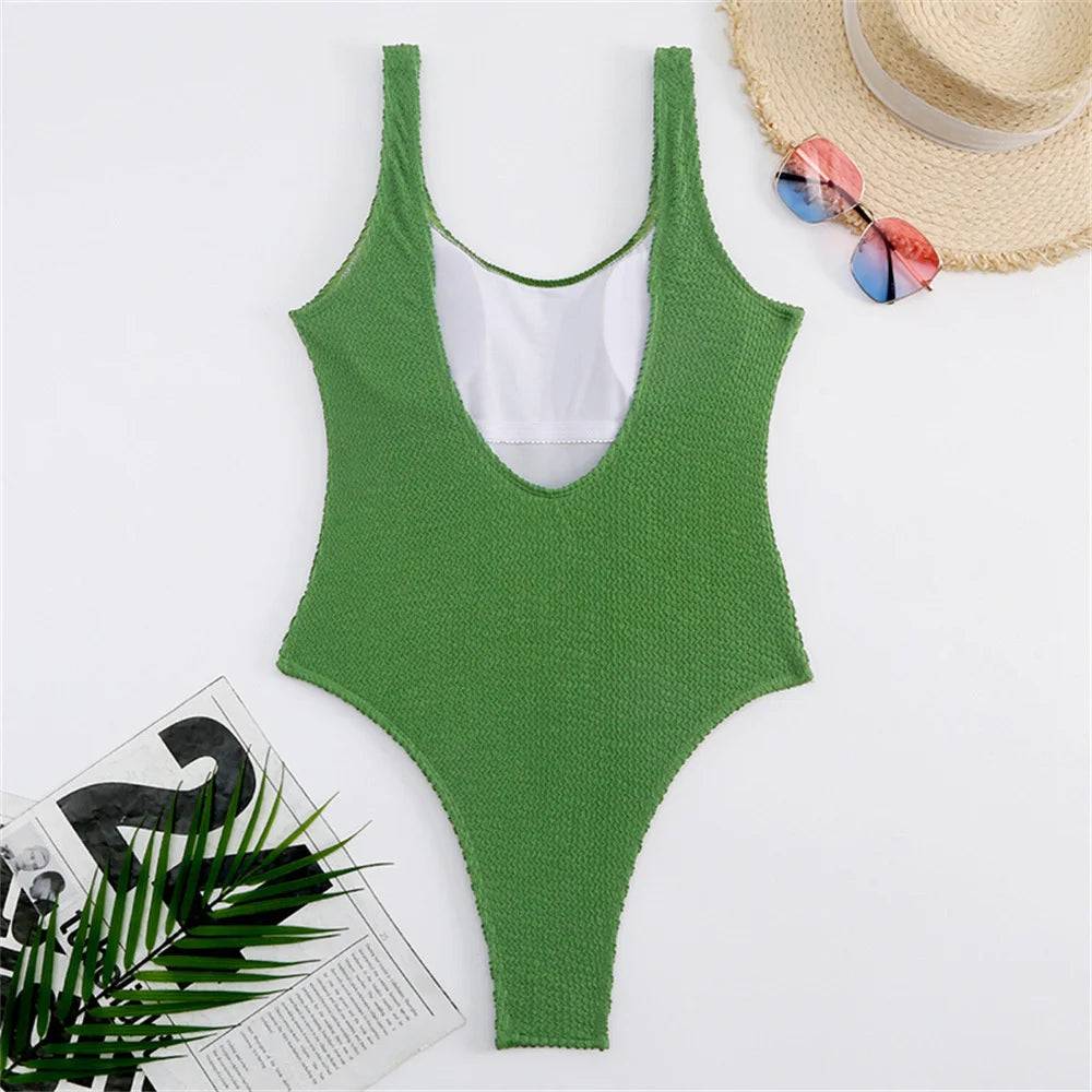 
                  
                    Sexy Solid Swimwear Female One Piece Swimsuit Closed Push Up Women's Swimming Bathing Suits Bodysuit Beach Pool Bather 2024
                  
                