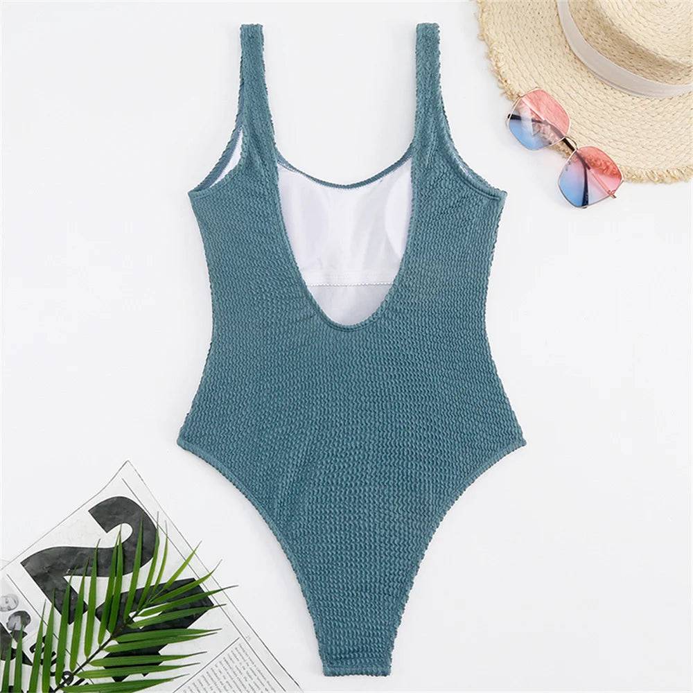 
                  
                    Sexy Solid Swimwear Female One Piece Swimsuit Closed Push Up Women's Swimming Bathing Suits Bodysuit Beach Pool Bather 2024
                  
                