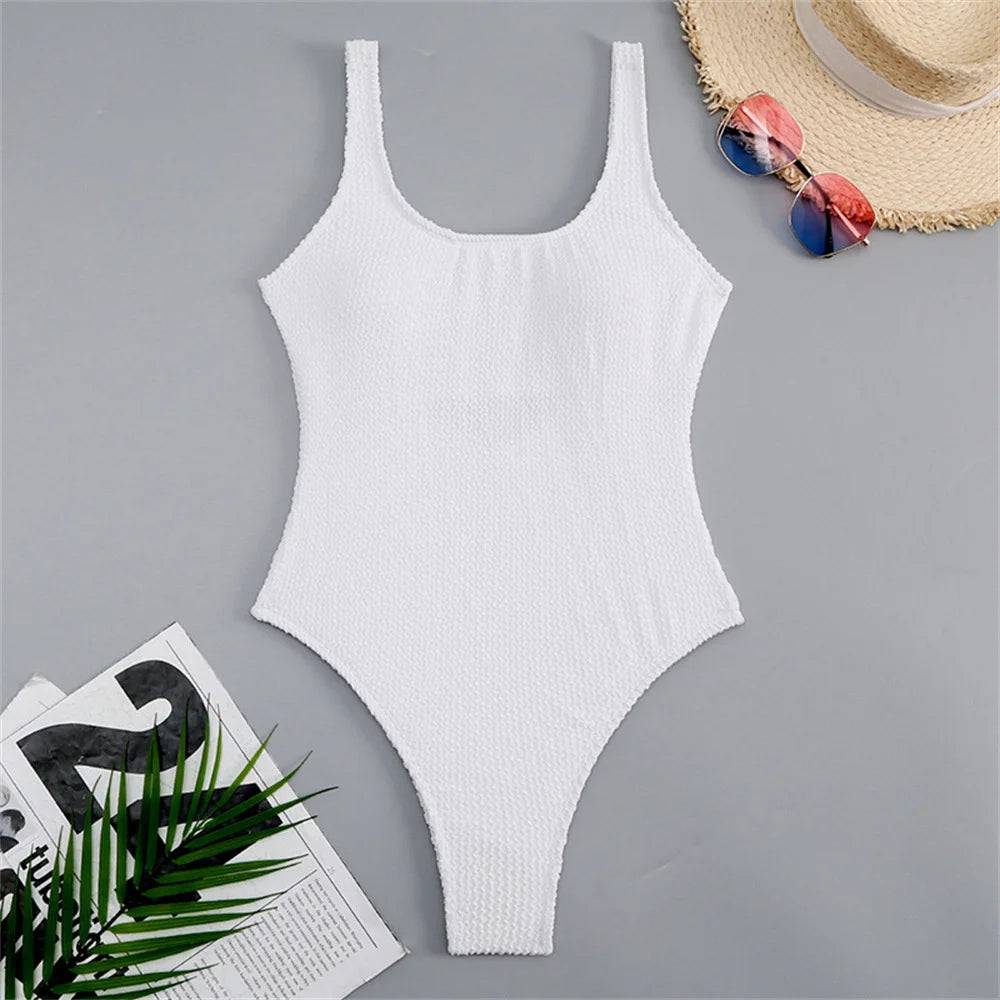 
                  
                    Sexy Solid Swimwear Female One Piece Swimsuit Closed Push Up Women's Swimming Bathing Suits Bodysuit Beach Pool Bather 2024
                  
                