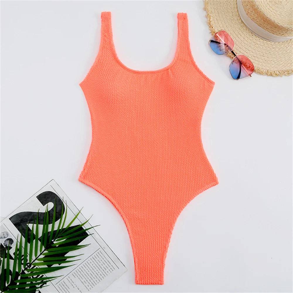 
                  
                    Sexy Solid Swimwear Female One Piece Swimsuit Closed Push Up Women's Swimming Bathing Suits Bodysuit Beach Pool Bather 2024
                  
                