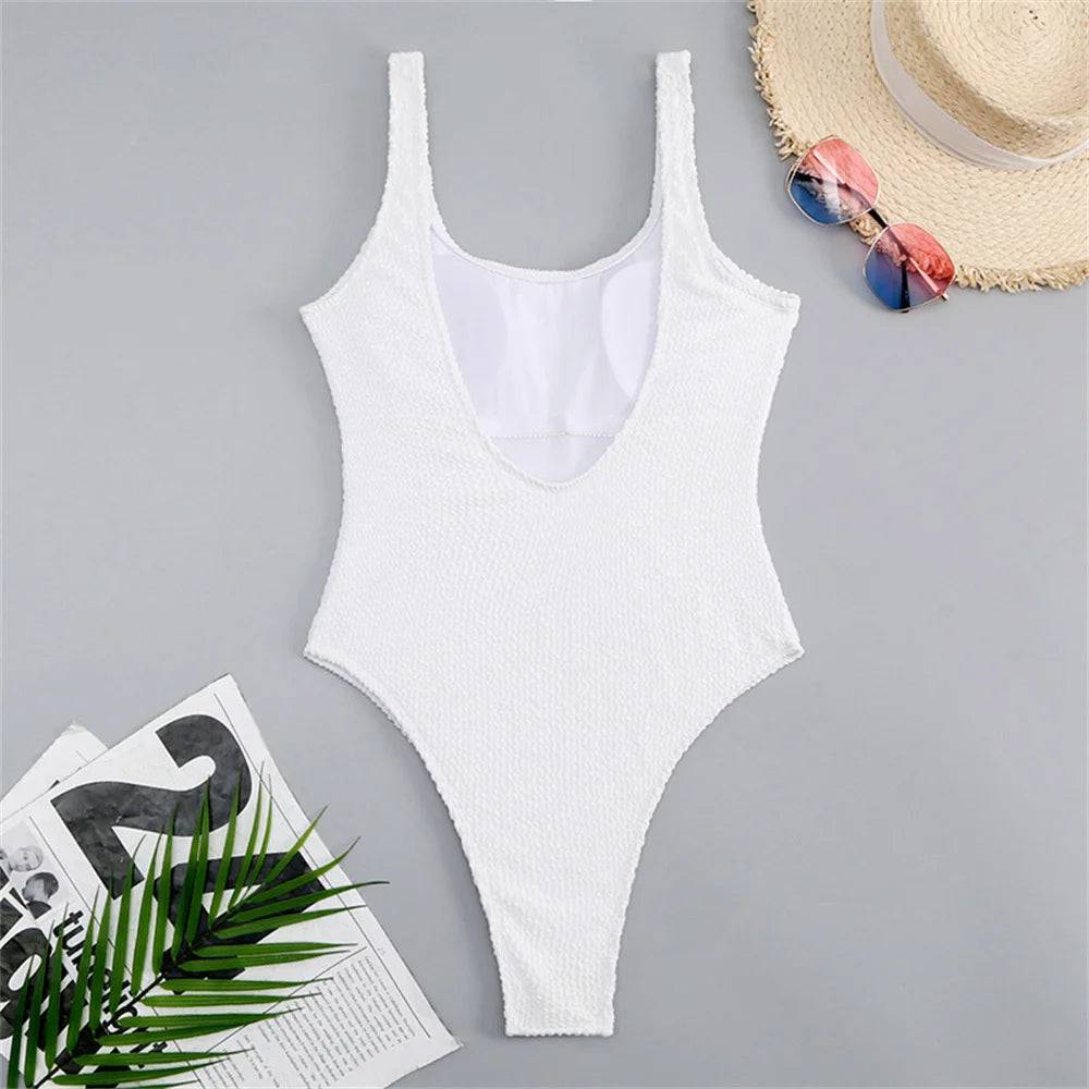 
                  
                    Sexy Solid Swimwear Female One Piece Swimsuit Closed Push Up Women's Swimming Bathing Suits Bodysuit Beach Pool Bather 2024
                  
                