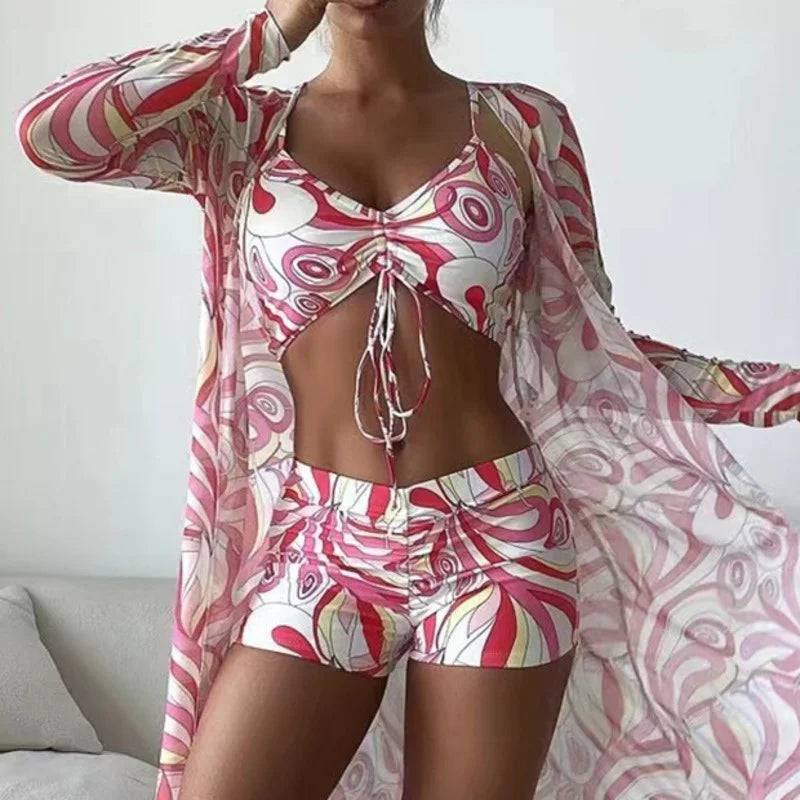 
                  
                    New Separate Swimsuits Tankini Set Female Swimwear 2024 Sports Beach Wear Two-Piece Bathing Suits Girls Pool Women Swimming Suit
                  
                