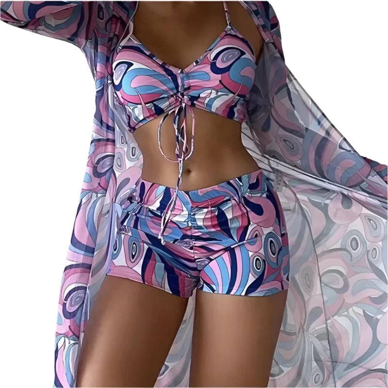 New Separate Swimsuits Tankini Set Female Swimwear 2024 Sports Beach Wear Two-Piece Bathing Suits Girls Pool Women Swimming Suit