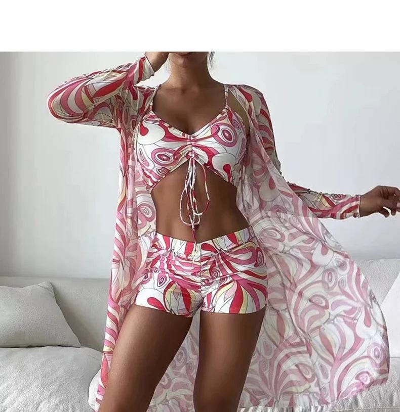 
                  
                    New Separate Swimsuits Tankini Set Female Swimwear 2024 Sports Beach Wear Two-Piece Bathing Suits Girls Pool Women Swimming Suit
                  
                