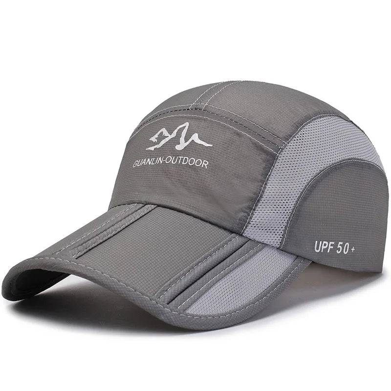 Summer Quick Drying Ultra-Thin Breathable Baseball Cap Men Women Snapback Folding Sport Outdoor Hiking Mountaineering Hat A138