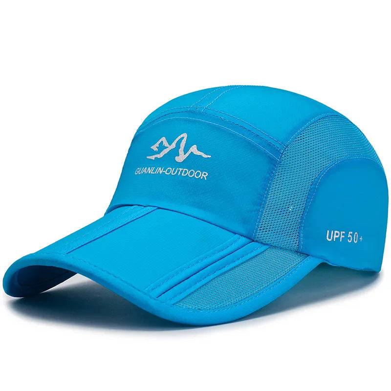 
                  
                    Summer Quick Drying Ultra-Thin Breathable Baseball Cap Men Women Snapback Folding Sport Outdoor Hiking Mountaineering Hat A138
                  
                