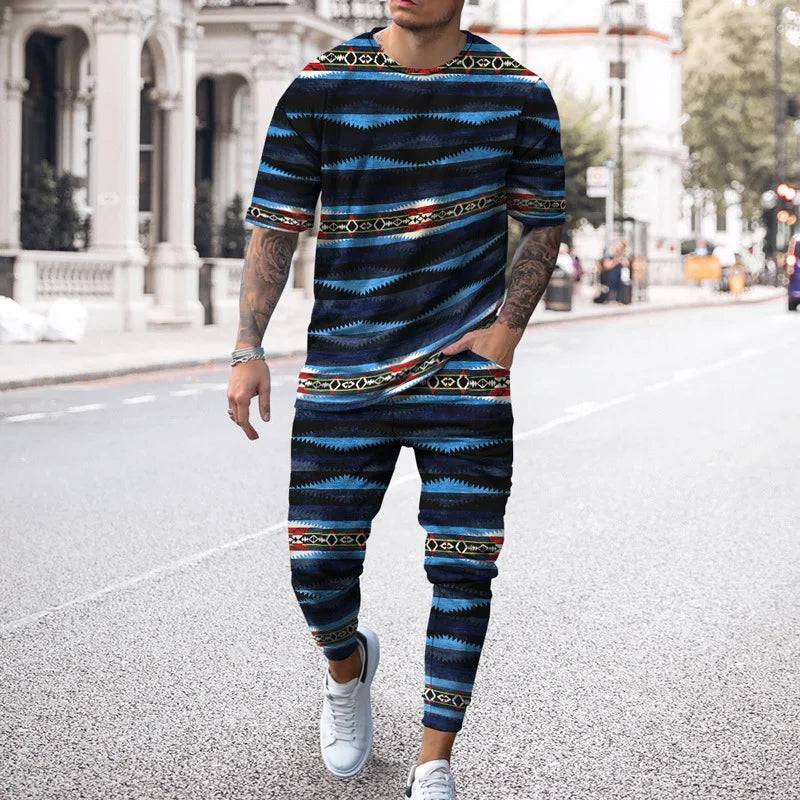 
                  
                    Africa Dashiki Enthic 3D Print Men T-shirt Pants Tracksuit T Shirts Trousers Sets 2 Pieces Streetwear Oversized Suits Sportswear
                  
                