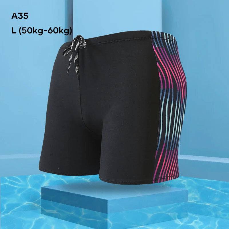 
                  
                    Men's Swimwear Pants Summer Beach Swim Shorts Trunks Swimsuit  Swimming Trunks Boxer Briefs Quick Dry  Sswimming Trunks
                  
                