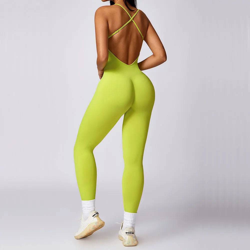 
                  
                    Seamless Gym Romper Backless Set Fitness Workout Clothes Bodysuit Siamese Sportswear Women Jumpsuit One-piece Playsuit Yoga Suit
                  
                