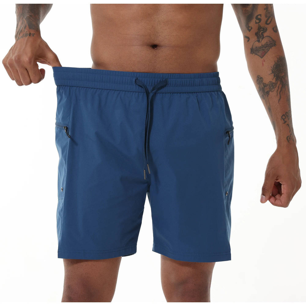 
                  
                    Men's Swim Shorts Board Trunks Quick Dry Swimwear Shorts with Mesh Lining and Zipper Pockets
                  
                