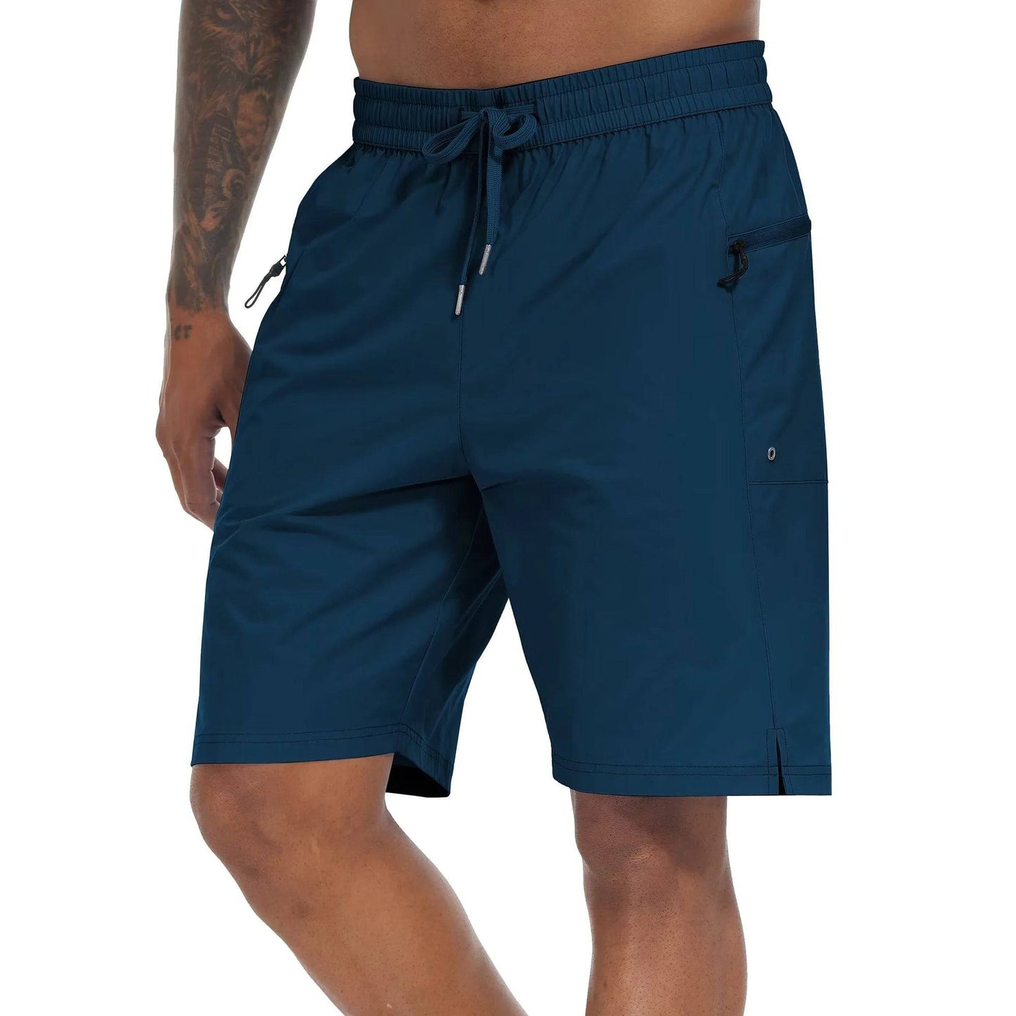 
                  
                    Men's Swim Shorts Board Trunks Quick Dry Swimwear Shorts with Mesh Lining and Zipper Pockets
                  
                