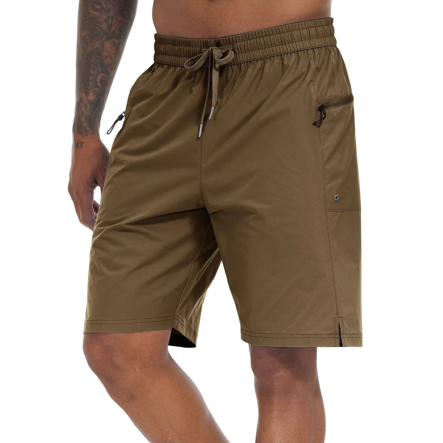 
                  
                    Men's Swim Shorts Board Trunks Quick Dry Swimwear Shorts with Mesh Lining and Zipper Pockets
                  
                