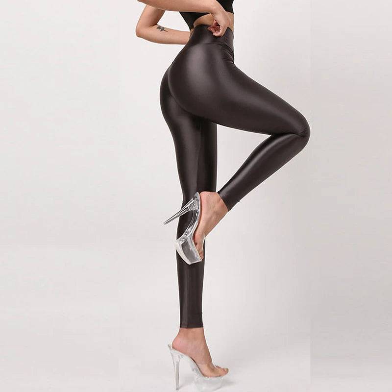 
                  
                    Seamless Satin Glossy Pants Sexy Tight Silk High Waist Glossy Pantyhose Yoga Sports Pants Leggings Sport Women Fitness Plus Size
                  
                