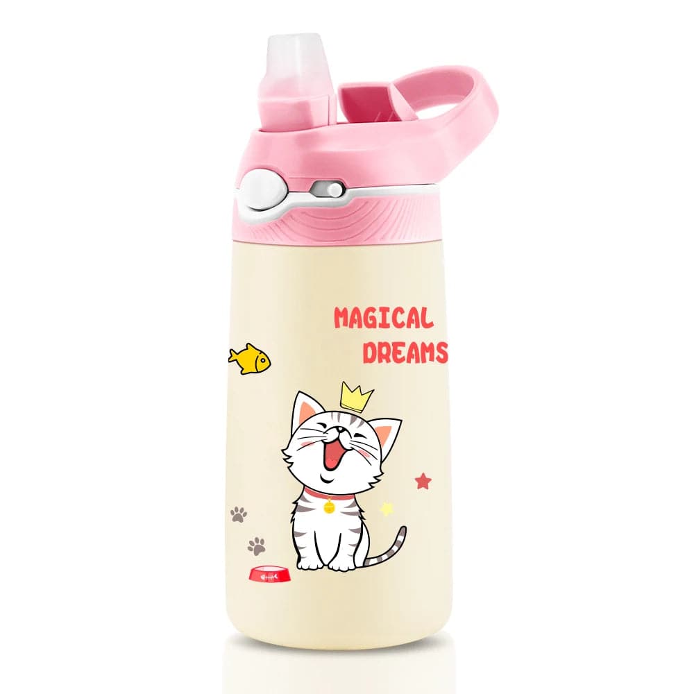 
                  
                    400ML Kids Water Bottle Cartoon Animal Children's Cup With Straw Stainless Steel Vacuum Flacks Thermos Bottle Thermal Mug Cups
                  
                