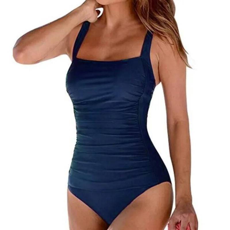 
                  
                    One-Piece Large Swimsuits Closed Plus Size Swimwear Push Up Female Body Bathing Suits For Pool Beachwear Women's Swimming Suit
                  
                