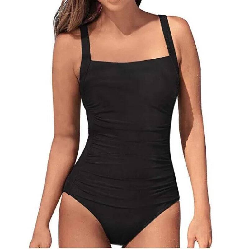 
                  
                    One-Piece Large Swimsuits Closed Plus Size Swimwear Push Up Female Body Bathing Suits For Pool Beachwear Women's Swimming Suit
                  
                