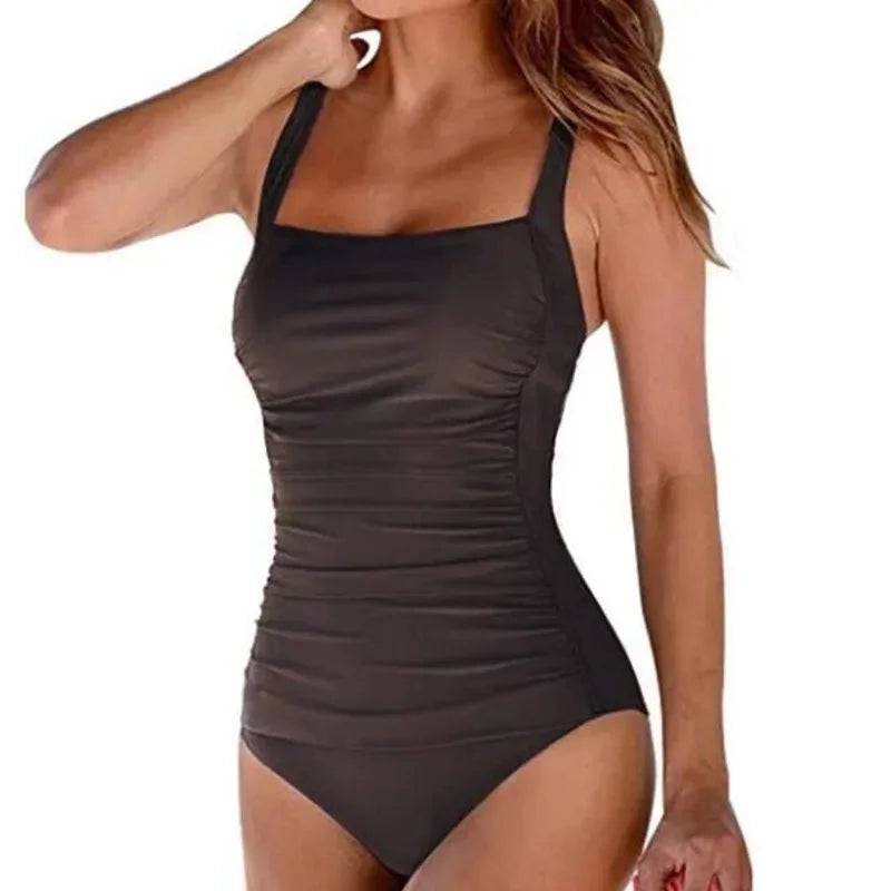 
                  
                    One-Piece Large Swimsuits Closed Plus Size Swimwear Push Up Female Body Bathing Suits For Pool Beachwear Women's Swimming Suit
                  
                