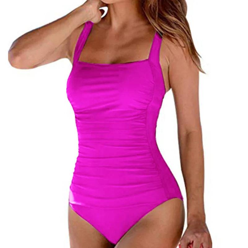 
                  
                    One-Piece Large Swimsuits Closed Plus Size Swimwear Push Up Female Body Bathing Suits For Pool Beachwear Women's Swimming Suit
                  
                