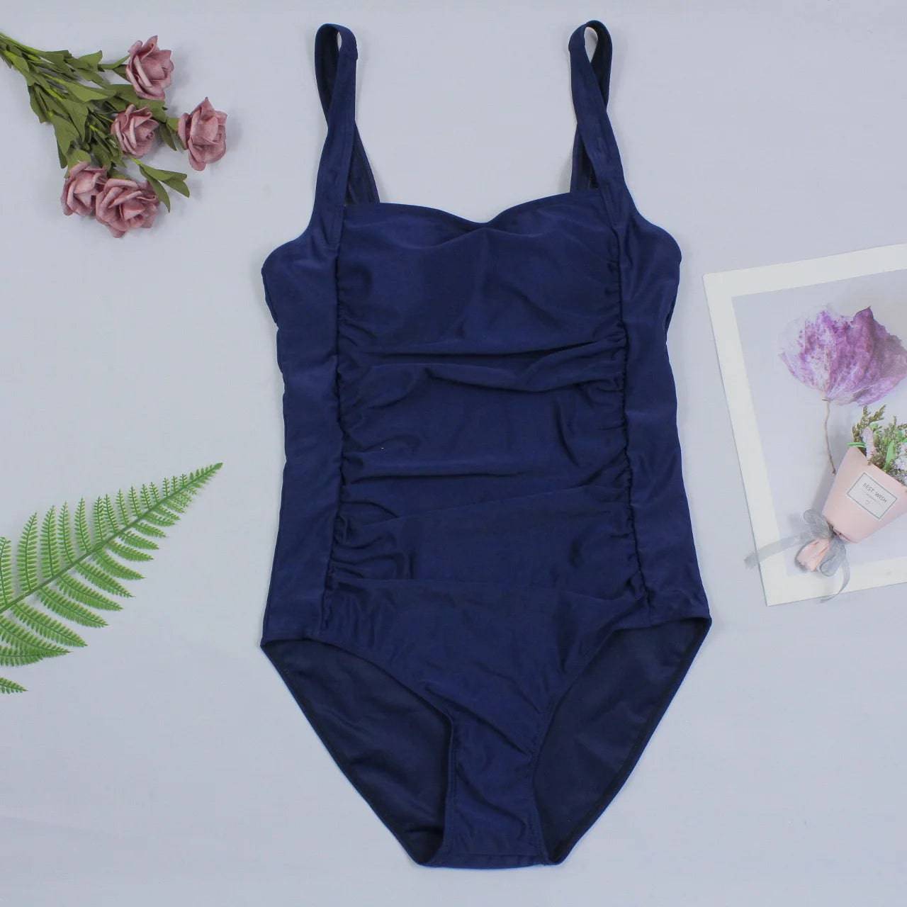 
                  
                    One-Piece Large Swimsuits Closed Plus Size Swimwear Push Up Female Body Bathing Suits For Pool Beachwear Women's Swimming Suit
                  
                