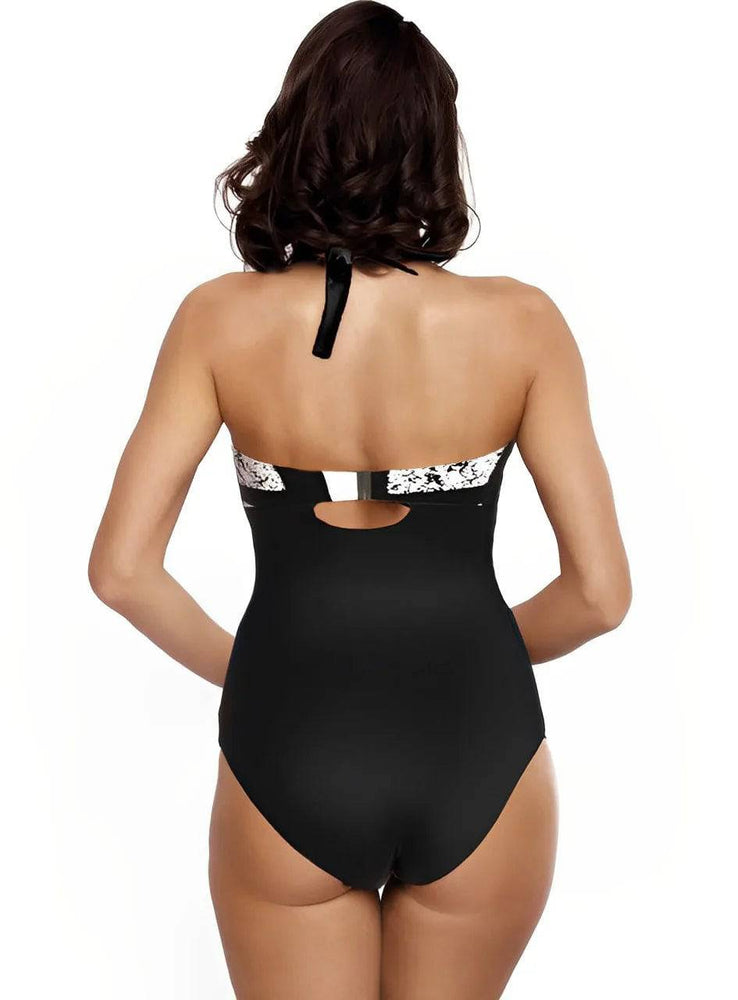 
                  
                    Sexy Print One Piece Large Size Swimwear Push Up Women Plus Size Swimsuit Closed Body Female Bathing Suit For Pool Beach Wear
                  
                