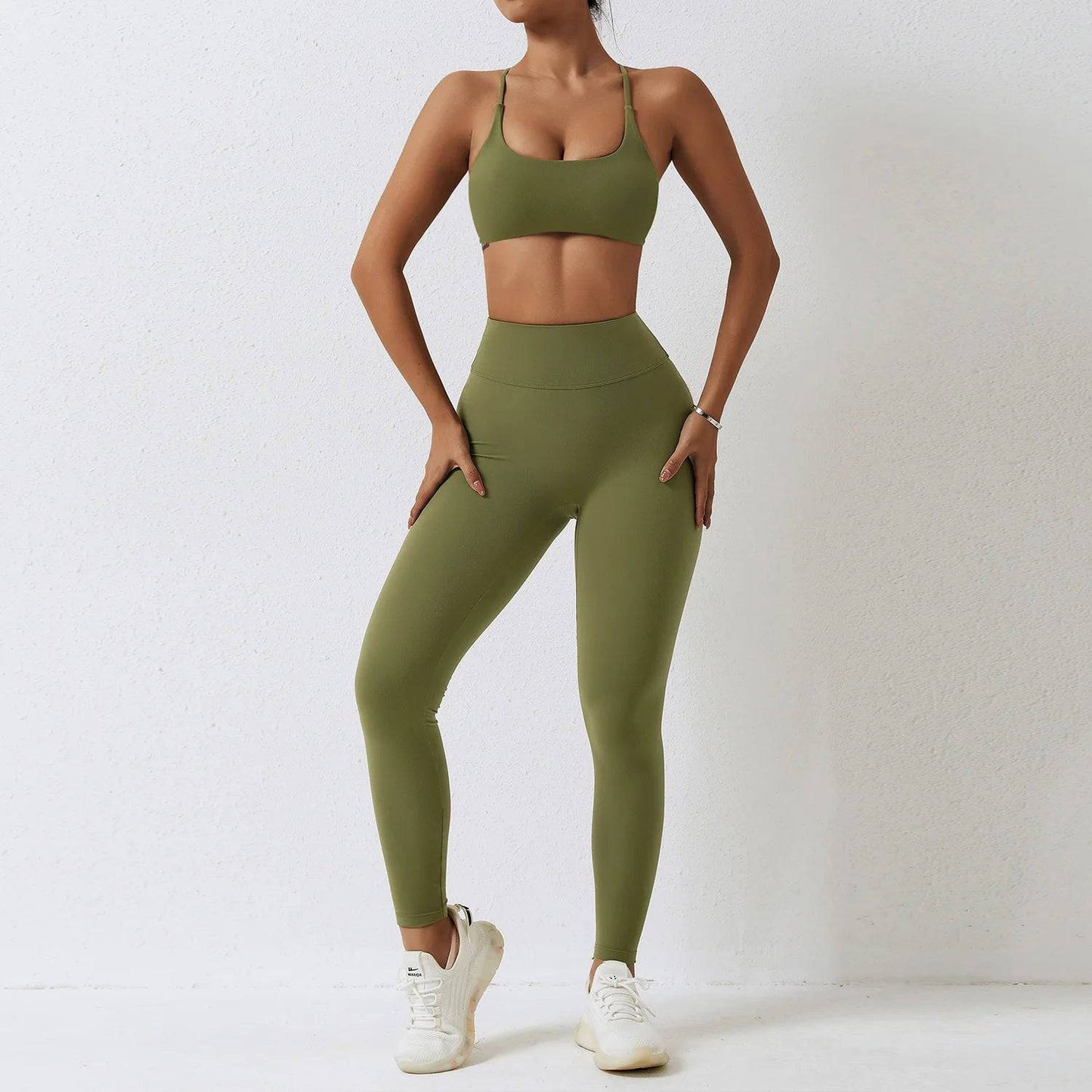 
                  
                    Yoga Set Woman Tracksuit Gym Set Women Fitness Sportswear Sports Set Workout Clothes For Women Sports Bra Leggings Athletic Wear
                  
                