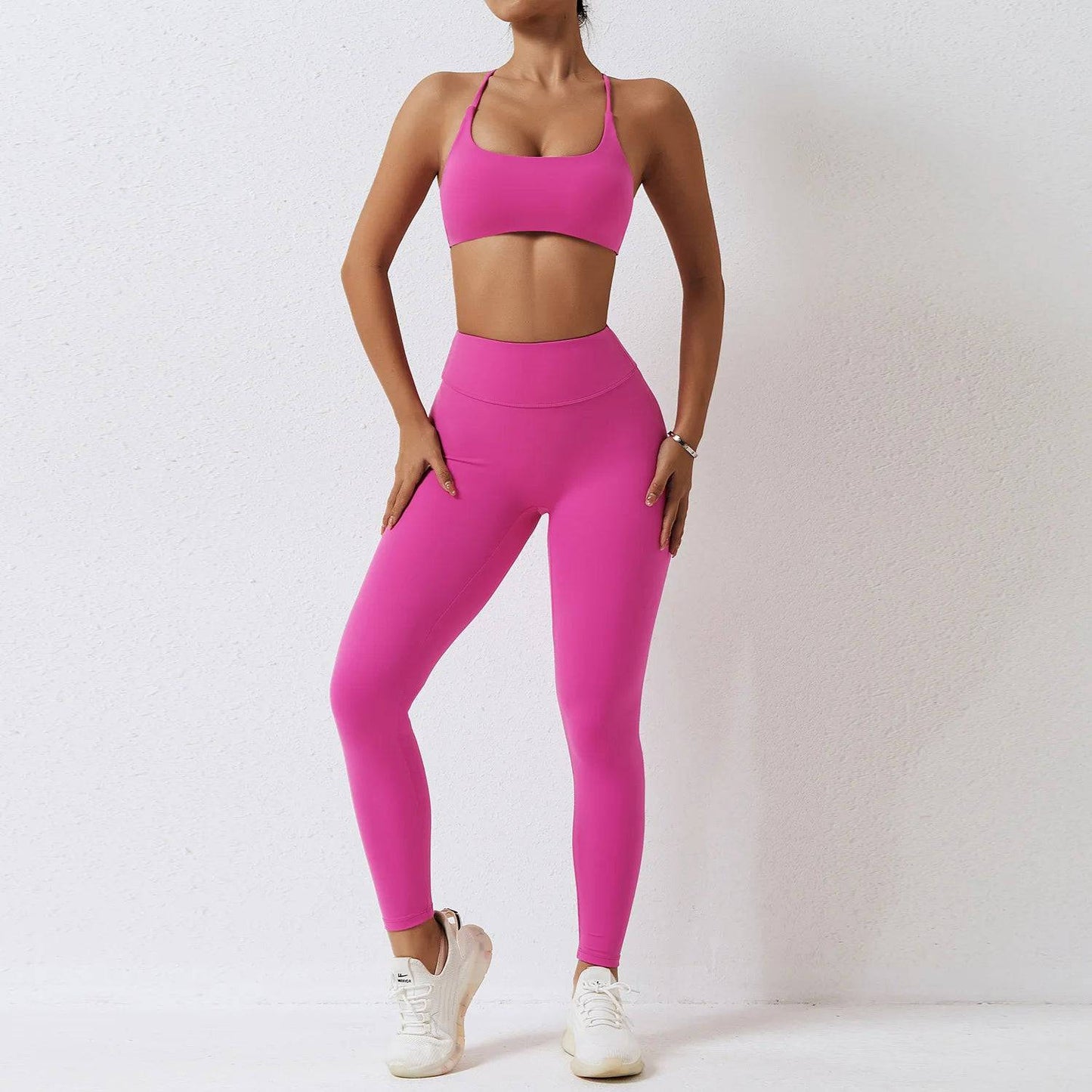 
                  
                    Yoga Set Woman Tracksuit Gym Set Women Fitness Sportswear Sports Set Workout Clothes For Women Sports Bra Leggings Athletic Wear
                  
                