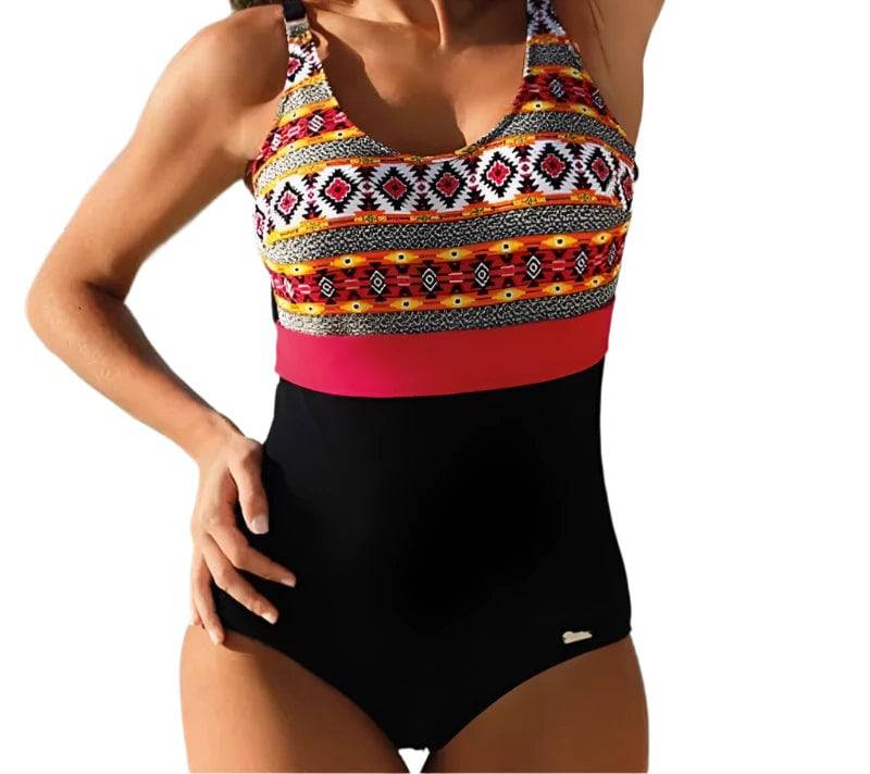 Print One-Piece Swimsuit Closed Female Swimwear For The Pool Body Swim Bather Beachwear Bathing Suits Women Sports Swimming Suit