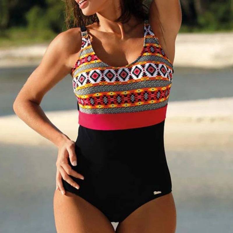 
                  
                    Print One-Piece Swimsuit Closed Female Swimwear For The Pool Body Swim Bather Beachwear Bathing Suits Women Sports Swimming Suit
                  
                