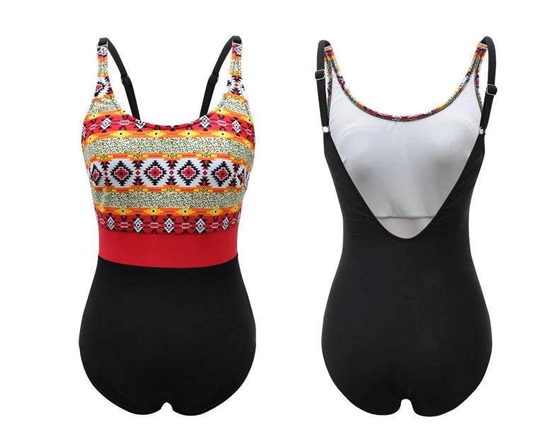 
                  
                    Print One-Piece Swimsuit Closed Female Swimwear For The Pool Body Swim Bather Beachwear Bathing Suits Women Sports Swimming Suit
                  
                