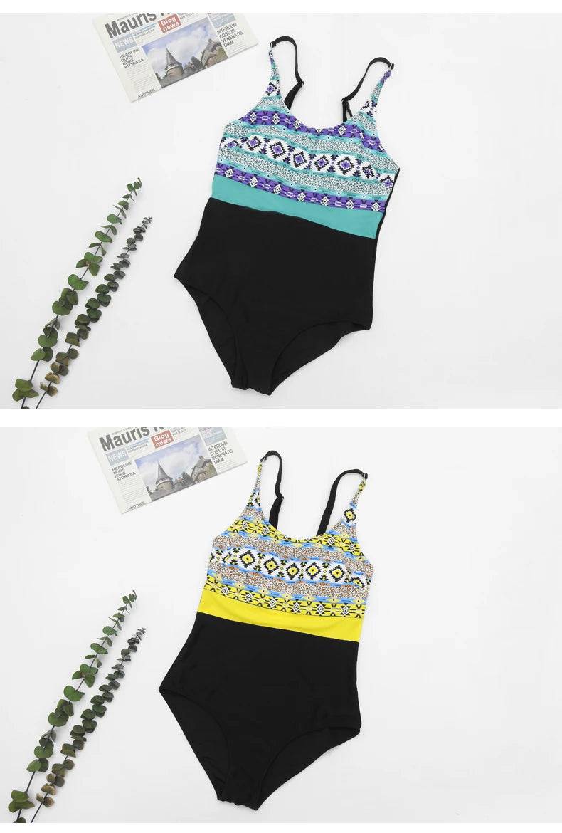 
                  
                    Print One-Piece Swimsuit Closed Female Swimwear For The Pool Body Swim Bather Beachwear Bathing Suits Women Sports Swimming Suit
                  
                