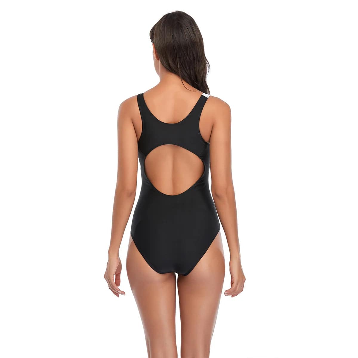 
                  
                    Sexy Female Plus Large Size One-Piece Swimsuit Closed Swimwear Sports Push Up Body Women's Swim Bathing Suit Beach Pool Bather
                  
                