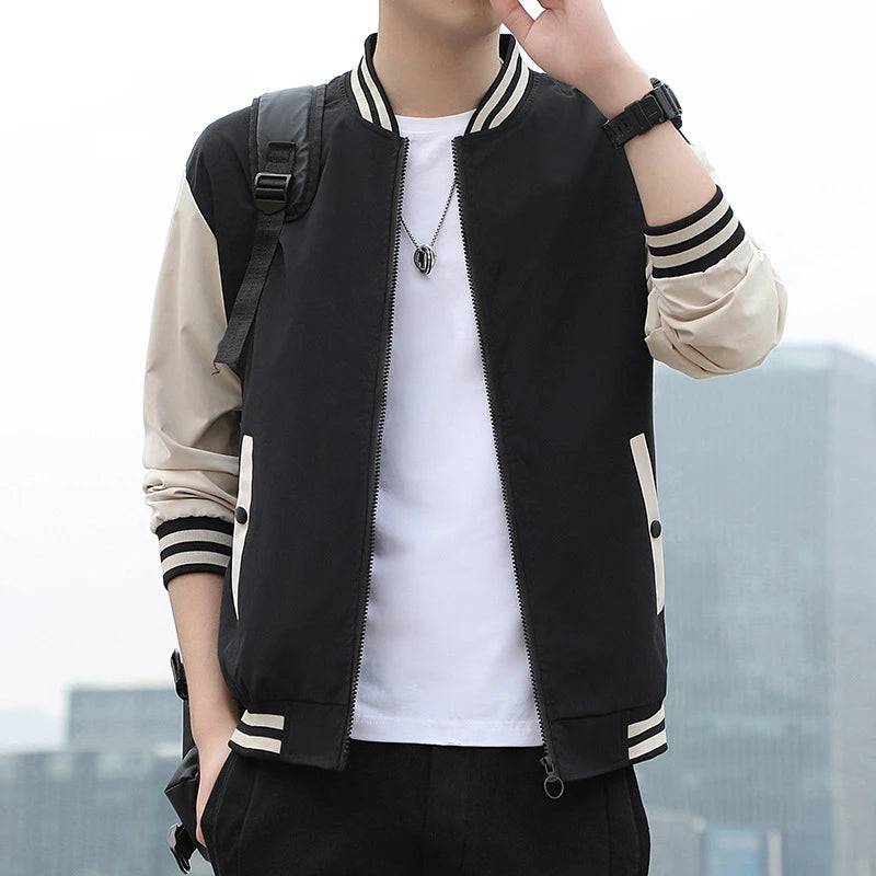 
                  
                    Spring Autumn Men's Lightweight Jackets Fashion Hip Hop Streetwear Coats for men Windbreaker Baseball Uniform Jackets Clothing
                  
                