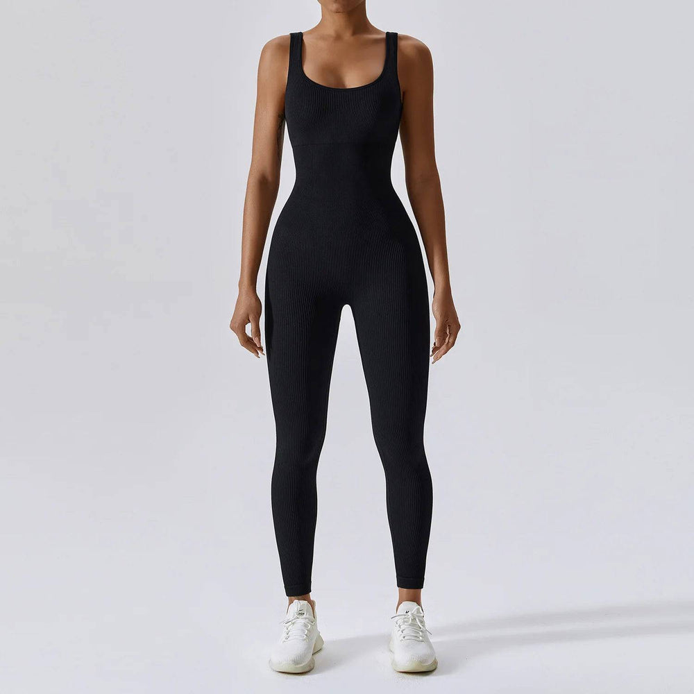 
                  
                    Women's  Yoga One Piece Tracksuit Jumpsuit Seamless Sportswear Yoga Suit Gym Push Ups Fitness Workout Bodysuit
                  
                